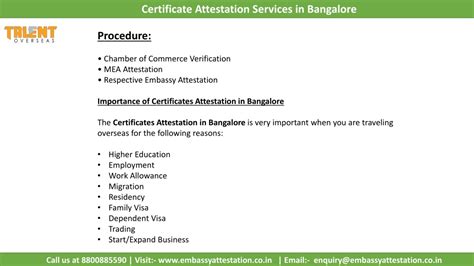 PPT Take Help For Certificate Attestation Services In Bangalore