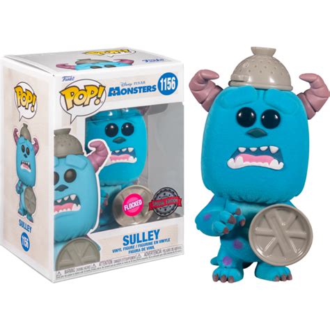 Monsters Inc Sulley With Lid Flocked Th Anniversary Funko Pop