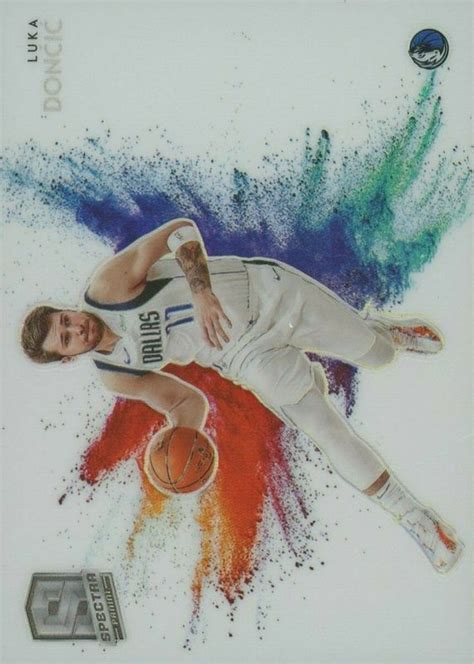 Luka Doncic 2020 Spectra 9 Color Blast SSP Price Guide Sports