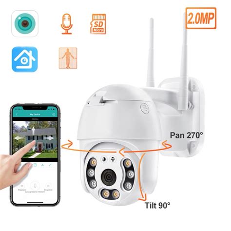 Camera De Supraveghere Ip Wifi De Exterior Rotativa Grade Hd K