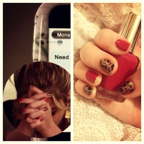 Hanna Marin Inspired Nails Pretty Little Liars Nail Art Nail Tutorials Toe Nails Nail Art