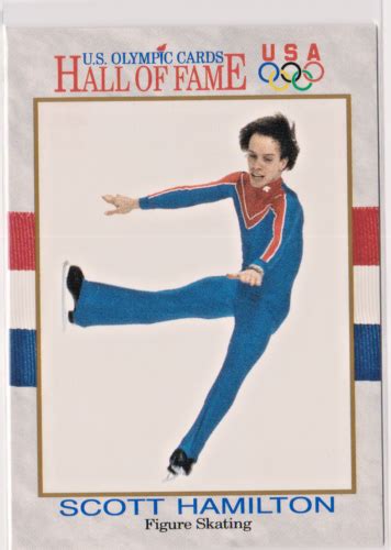 Scott Hamilton Figure Skating Impel U S Olympics Hall Of Fame Card