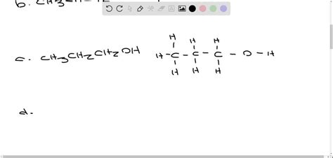 SOLVED Write A Structural Formula For Each Of The Following Compounds