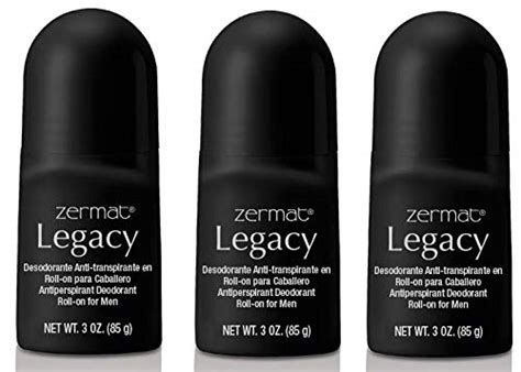 Zermat Legacy Antiperspirant Deodorant Roll On For Men 3