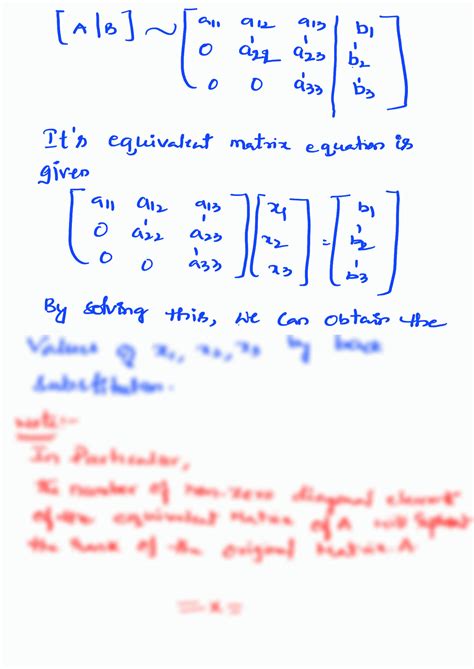 SOLUTION Gauss Elimination Method Studypool