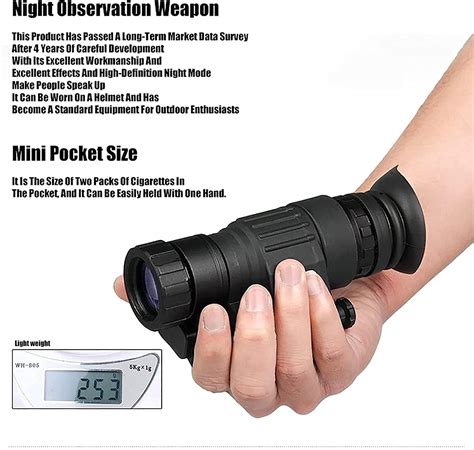 Monoculares Visi N Nocturna De Caza Nvg Pvs Telescopio Pvs