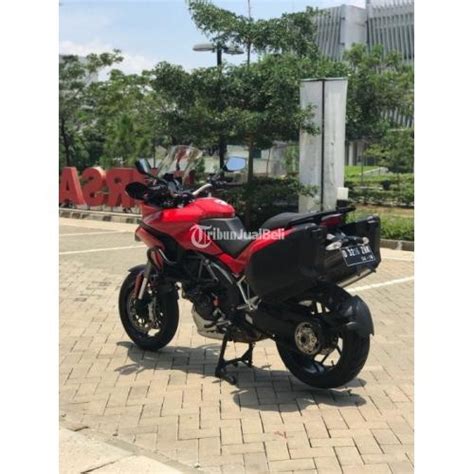 Moge Ducati Multi Strada Full Warna Merah Original Pemakaian Di