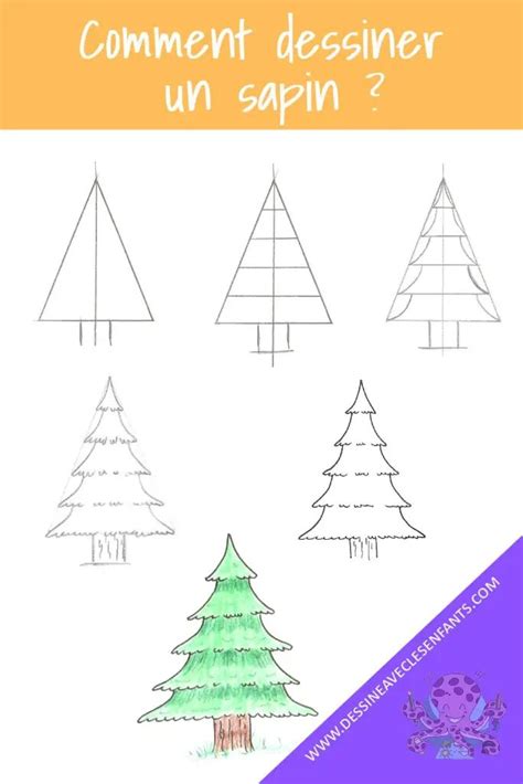 tuto de dessin facile comment dessiner un sapin en 6 étapes Playing