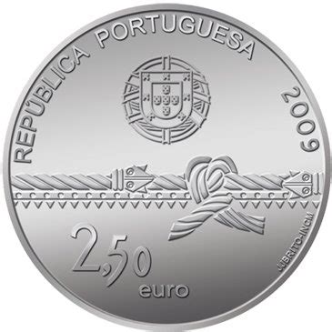 Монеты Португалии 2,5 евро 2009 года - Euro-Coins.News