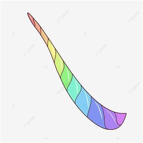 Rainbow Unicorn Horn Clip Art, Unicorn Horn, Rainbow, Horn PNG ...