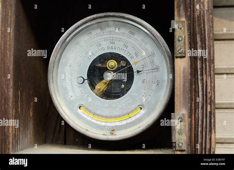 A Barometer Used In Meteorology To Measure Atmospheric Pressure Stock