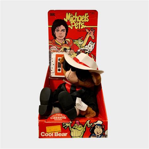 Michaels Pets Plush Toy Cool Bear” Michael Jackson Market