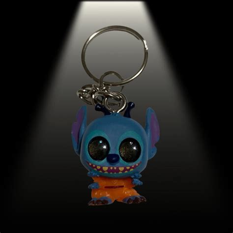 Disneys Lilo Stitch Stitch Experiment Keychain Etsy