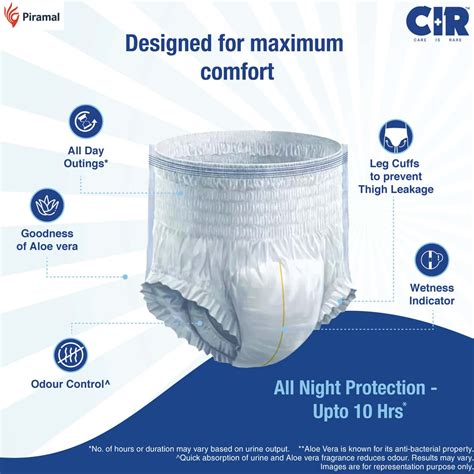 Buy Cir Adult Diaper Pants Xl Waist Size Cms Inches S