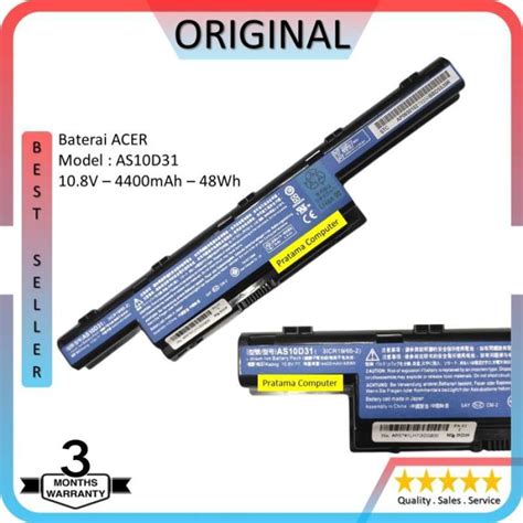 Promo Original Baterai Batre Laptop Acer Aspire Z