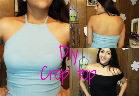 Diy Como Hacer Un Crop Top Super Facil Sin Coser Ropa Ropa