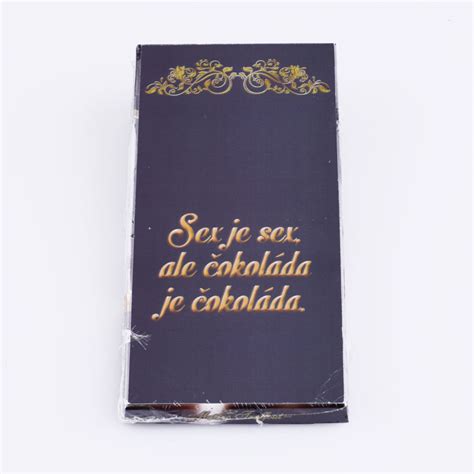 Čokoláda Sex je sex ale čokoláda je čokoláda zertovne predmety cz