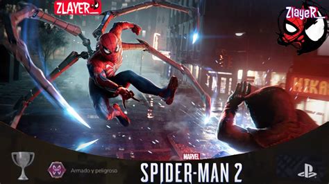 Marvel S Spider Man 2 Trofeo Armado Y Peligroso PS5 Ps5