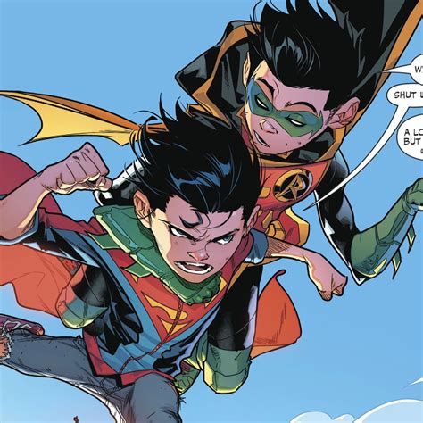 Jon Kent Aka Superboy And Damian Wayne Aka Robin Icon En