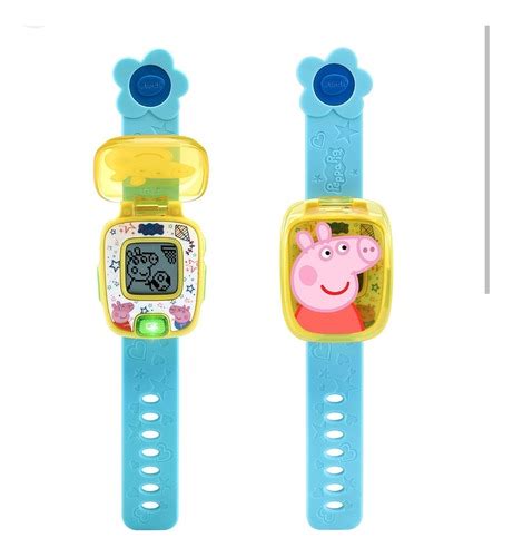 Reloj De Aprendizaje Vtech Peppa Pig Color Azul Envío gratis