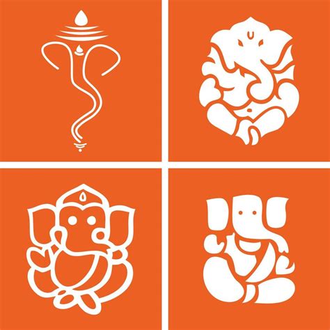 Set of Loard Ganesha Vector File. 6327744 Vector Art at Vecteezy