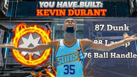 The Official Kevin Durant Build On Nba 2k24 Current Gen Youtube