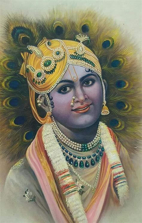 Lord Krishna Painting By Vishal Gurjar