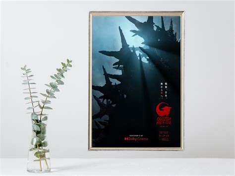 Godzilla Minus One Movie Poster Vintage Movie Poster Limited Edition ...