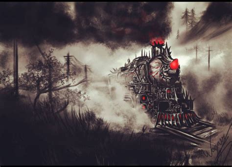 Ghost train by wagner123drawings on DeviantArt