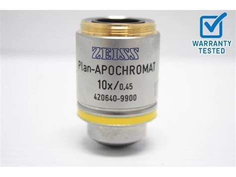 Zeiss Plan Apochromat X Microscope Objective Unit