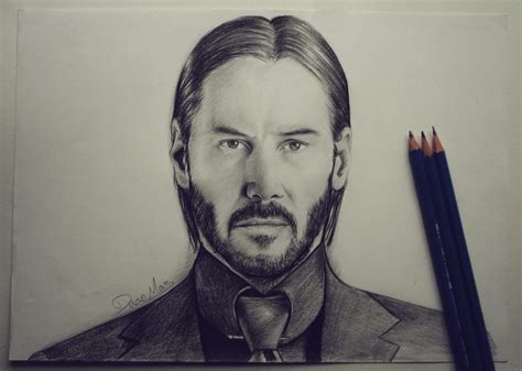 John Wick Speed Drawing By Staceyelmoro On Deviantart