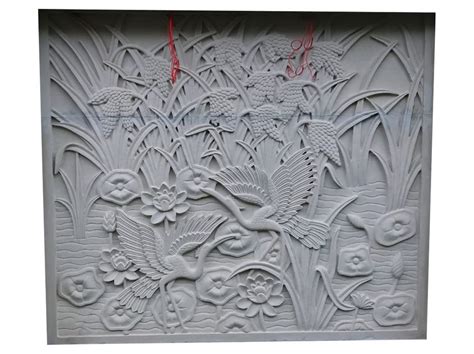 Gray Polished Mm Embossed Sandstone Wall Mural For Decoration At Rs