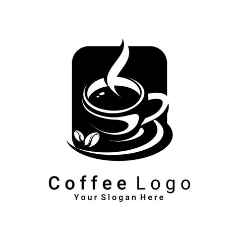 LOGO BLACK COFFEE 4909690 Vector Art at Vecteezy