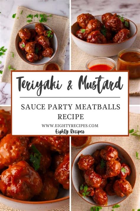 Teriyaki Sauce Party Meatballs