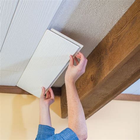 How To Plank A Popcorn Ceiling With Plywood Artofit