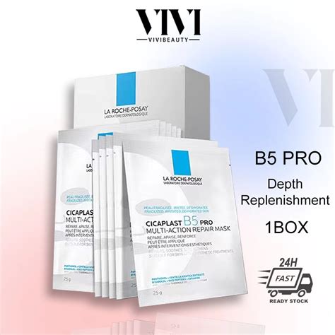 Cny Sale🔥la Roche Posay B5 Pro Maskcicaplast B5 Pro Multi Action Mask 5pcs Shopee Malaysia