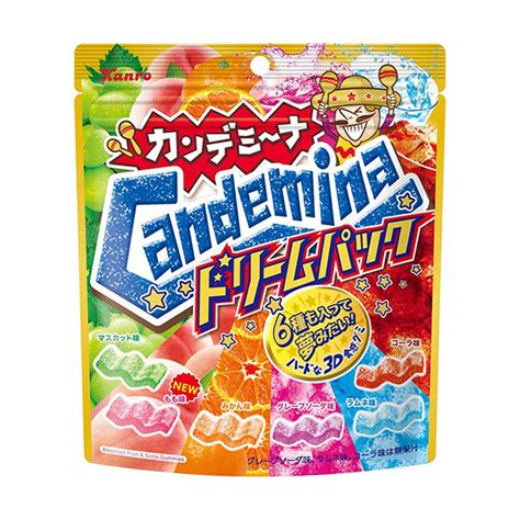 Kanro Candemina Fruit Soda Gummies Exotic Sweets