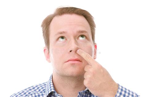 Nose Picking Stock Photo Image 47972063