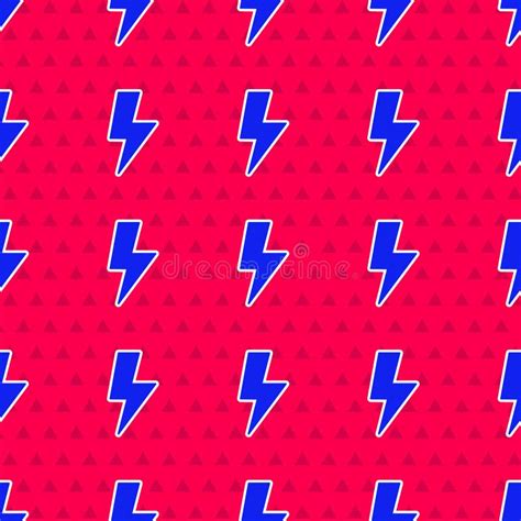 Blue Lightning Pattern Stock Illustrations 8054 Blue Lightning