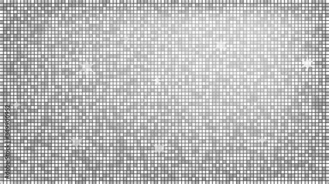 Abstract Background Silver Mosaic Background Foil Metallic Texture