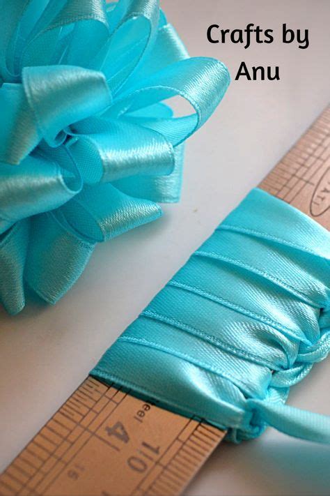 Very Easy To Make Flower With Scale Fast Satin Ribbon Flower Making