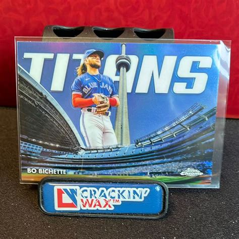 Bo Bichette Topps Chrome Titans Insert Toronto Blue Jays No