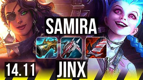 SAMIRA Nautilus Vs JINX Alistar ADC Penta Legendary 66