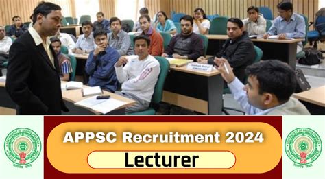 APPSC Lecturer Recruitment Notification Out For 99 Vacancies