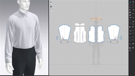 Drafting Dress Shirt Marvelous Designer Clo Youtube