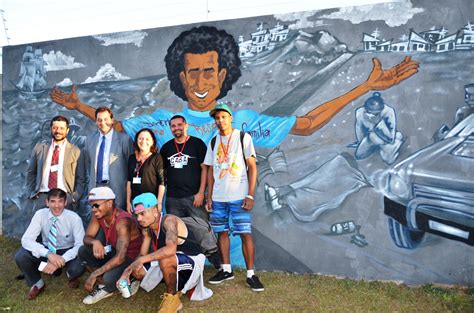 Jovens Grafiteiros Fazem Painel Na Casa Da Onu Para O Dia Internacional