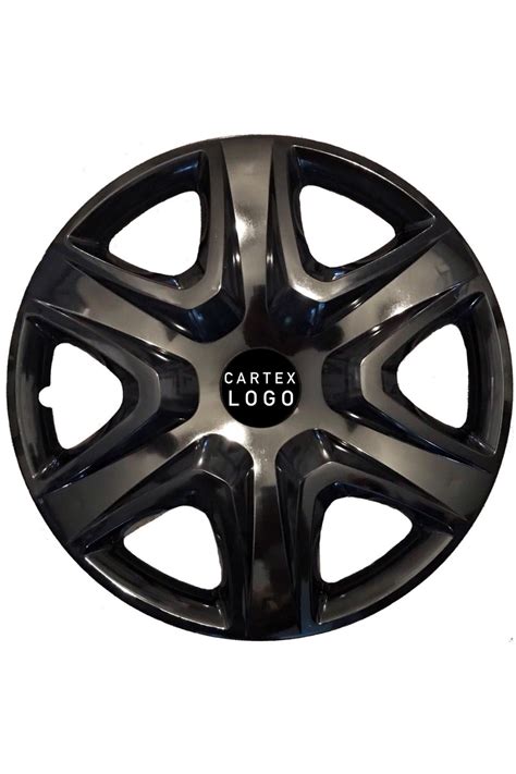 Cartex Dacia Duster In Piano Black Siyah L Set Jant Kapa