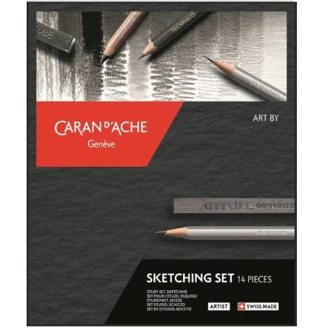 Art By Caran D'Ache Mixed Drawing and Sketching Sets | Jerry's Artarama