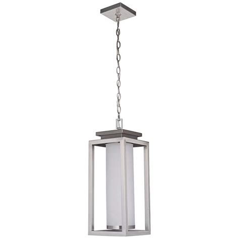 Vailridge 21 1 2 High Stainless Steel Led Outdoor Hanging Light 55w60 Lamps Plus