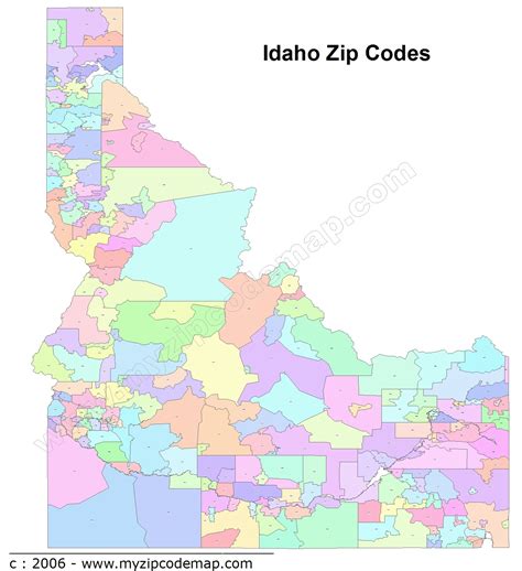 Meridian Idaho Zip Code Map